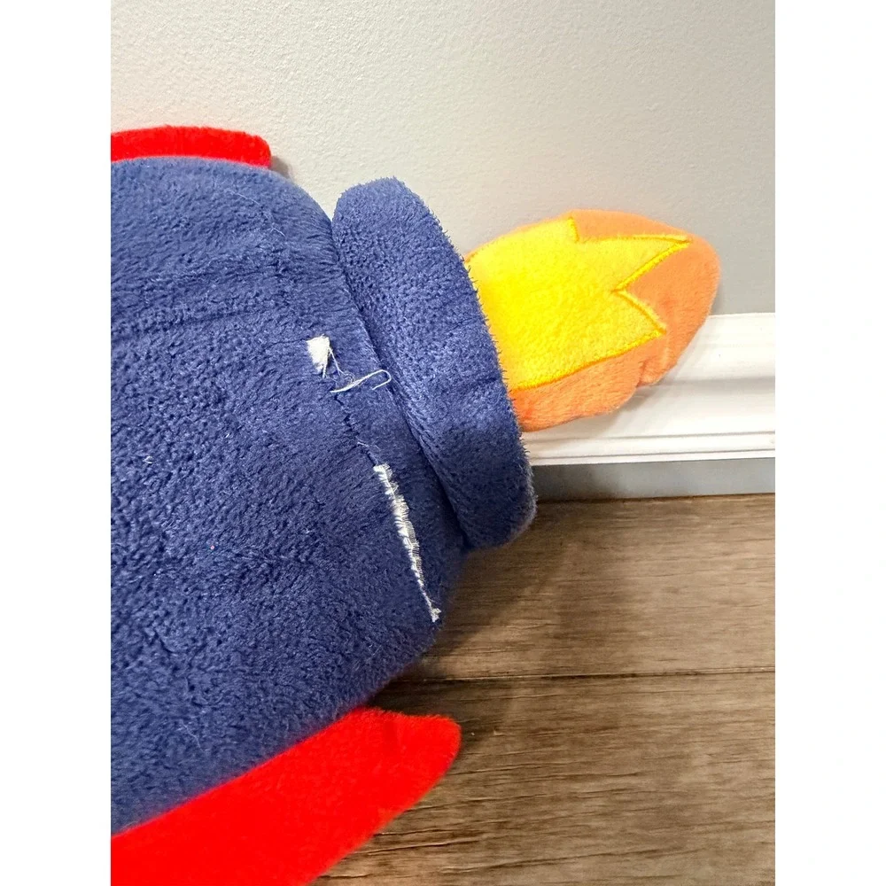 Rocket Ship Plush Space Shuttle Stuffed Toy Blue Grey‎ Red 12